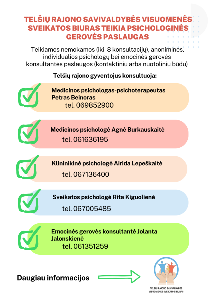 Psichologinės gerovės paslaugos